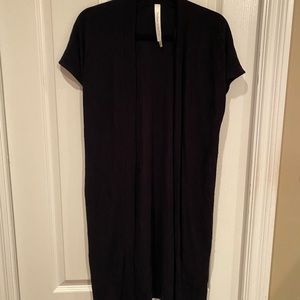 The group by Babaton black long cardigan